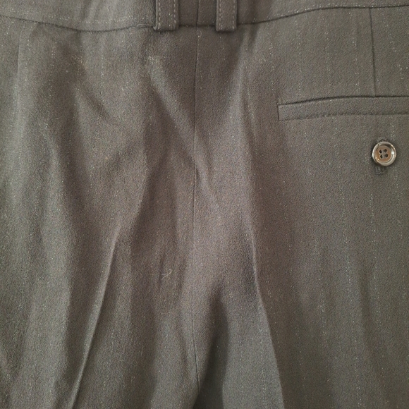Zara NWT Into The Classics Black Hidden Pinstripe Straight Leg Trouser Pants M - Picture 10 of 15